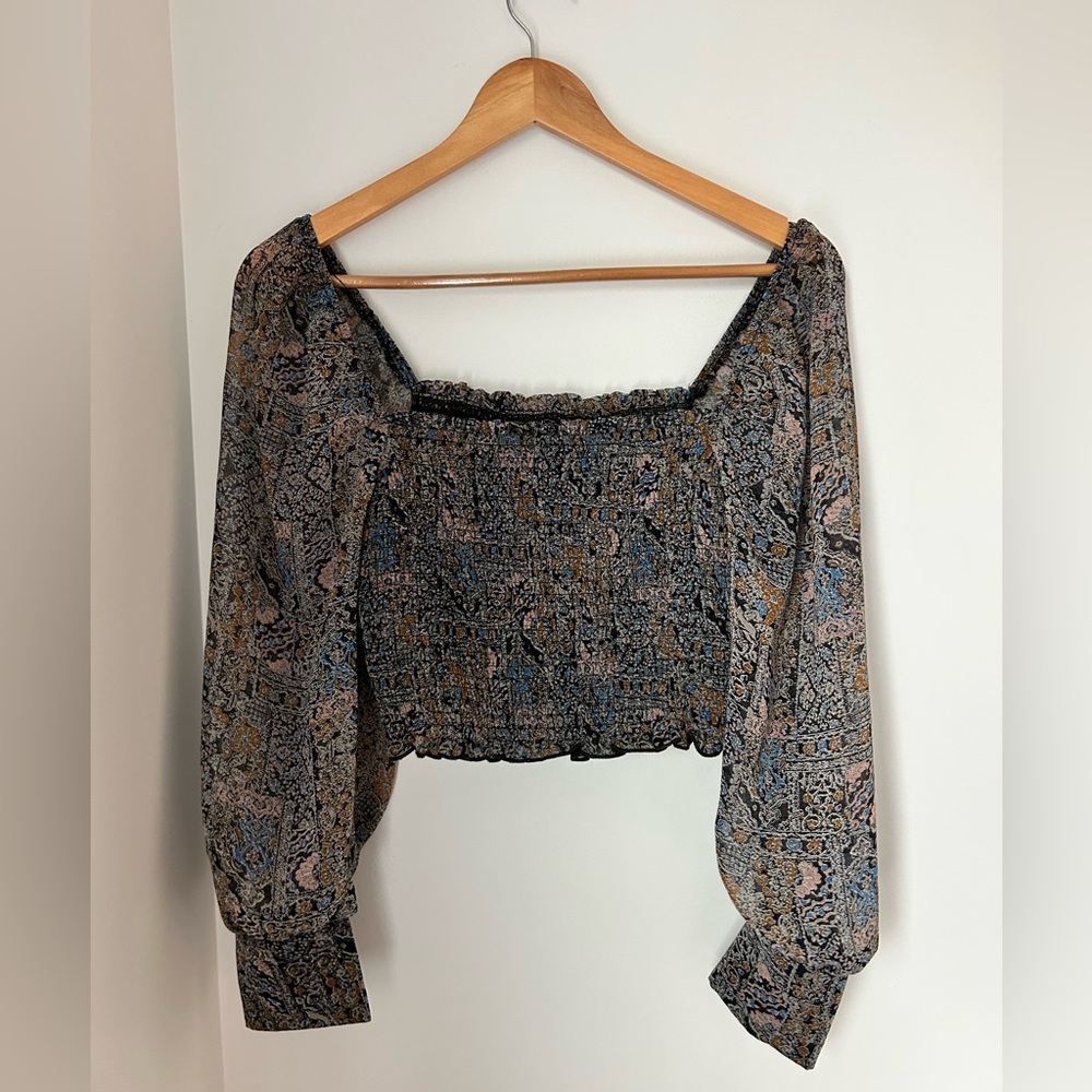 Aakaa Multicolor Boho Blouse